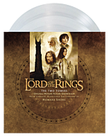 The Lord Of The Rings: The Two Towers - Original Motion Picture Soundtrack 2xLP Vinyl Record (Popcultcha Exclusive Palantír Clear Vinyl)