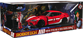 Robotech - Miriya Sterling & 2020 Toyota Supra Anime Hollywood Rides 1/24th Scale Die-Cast Vehicle Replica