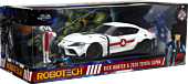 Robotech - Rick Hunter & 2020 Toyota Supra Anime Hollywood Rides 1/24th Scale Die-Cast Vehicle Replica