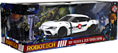 Robotech - Roy Fokker & 2020 Toyota Supra Anime Hollywood Rides 1/24th Scale Die-Cast Vehicle Replica