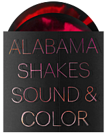 Alabama Shakes - Sound & Color Deluxe 2xLP Vinyl Record (Red / Black Splattered Vinyl)