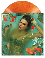 Taylor Swift - The Life Of A Showgirl: Sweat and Vanilla Perfume LP Vinyl Record (Portofino Orange Glitter Coloured Vinyl)