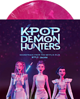 K-Pop Demon Hunters - Original Netflix Film Soundtrack Anniversary Edition LP Vinyl Record (Indie Exclusive Shining Super Pink Coloured Vinyl)
