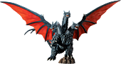 Rebirth of Mothra (1996) - Desghidorah Toho Daikaiju Series 12" Soft Vinyl Statue