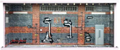 Miniature Scene - Garage Scene Outdated Factory C (Boxed) 1/64th Miniature Diorama Scene