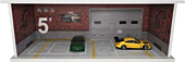 Miniature Scene - Garage Scene Garage H (Boxed) 1/64th Miniature Diorama Scene
