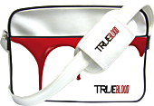 True Blood - Retro Messenger/Laptop Bag Blood Drips (White)