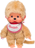 Monchhichi - Beige Boy Plush Doll