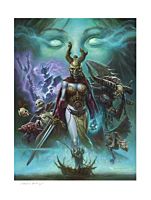 Court of the Dead - The Transcendence of Spirit Premium Art Print by Alex Horley