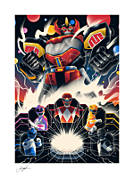 Power Rangers - Mighty Morphin Power Rangers! Fine Art Print by Arno Kiss