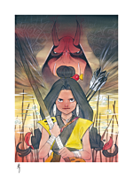 X-Men - Demon Days: Moonstar & Red Hulk Fine Art Print by Peach Momoko