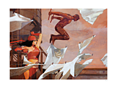 Daredevil - Daredevil & Elektra Fine Art Print by Alex Maleev