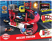 Dickie Toys - Fire & Rescue Station Playset 2-Pack