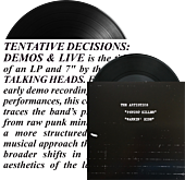 Talking Heads - Tentative Decisions: Demos & Live LP + 7" Vinyl Record