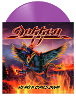 Dokken - Heaven Comes Down LP Vinyl Record (Indie Exclusive Purple Coloured Vinyl)