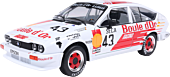 Solido Cars - Alfa Romeo GTV6 White 43 B.De Dryver/ F-X.Boucher / L.Boucher 24H DE SPA (1985) 1/18th Scale Die-Cast Vehicle Replica