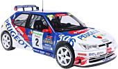 Solido Cars - Peugeot 306 Maxi White 2 G.Panizzi / H.Panizzi Rally Cortes Ingles (1998) 1/18th Scale Die-Cast Vehicle Replica