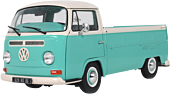 Solido Cars - 1968 VW T2 Pick Up 1/18th Scale Die-Cast Vehicle Replica