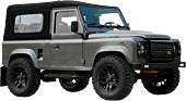 Solido Cars - Land Rover Defender 90 Short with Rear Cover Mat 1/18th Scale Die-Cast Vehicle Replica