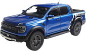 Solido Cars - Ford Ranger Raptor Blue 1/18th Scale Die-Cast Vehicle Replica