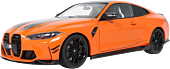 Solido Cars - BMW M4 Performance Parts Individual Fire Orange (2025) 1/18th Scale Die-Cast Vehicle Replica