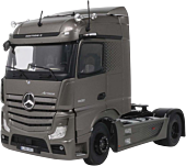 Solido Cars - Mercedes-Benz Actros L Mat Silver (2021) 1/24th Scale Die-Cast Vehicle Replica