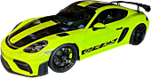 Solido Cars - Porsche 718 Cayman GT4 RS with Weissach Package 1/43 Scale Die-Cast Vehicle Replica