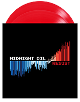 Midnight Oil - Resist 2xLP Vinyl Record (Red Coloured Vinyl)