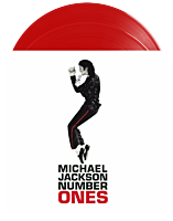 Michael Jackson - Number Ones 2xLP Vinyl Record (Red Coloured Vinyl)