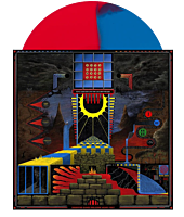 King Gizzard & The Lizard Wizard - Polygondwanaland Deluxe LP Vinyl Record (Tectonic Collision Red/Blue Split with Green Splatter Coloured Vinyl)