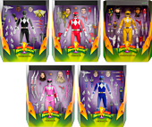 Mighty Morphin' Power Rangers - Ultimates! 7" Scale Action Figure Bundle (Set of 5)