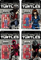 Teenage Mutant Ninja Turtles - Wave 11 Comic Color ReAction 3.75" Action Figure Bundle (Set of 4)