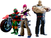 Teenage Mutant Ninja Turtles (2003) - Wave 14 Ultimates! 7" Scale Action Figure Bundle (Set of 4)
