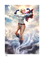 Superman - Power Girl Fine Art Print by Kendrick Lim