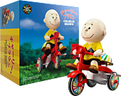 Peanuts - Charlie Brown (Yellow Shirt / Red Trike) Super Cycles 5" Figure