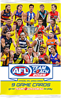 AFL Football - 2026 TeamCoach Footy Trading Cards Pack (9 Cards)