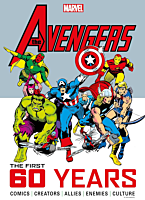 The Avengers - The First 60 Years Hardcover Book