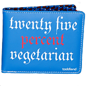Toddland - 25% Vegetarian Wallet