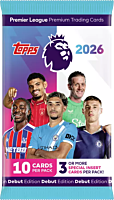 Premier League - 2026 Topps Premium Soccer Trading Cards Debut Edition Pack (10 Cards)