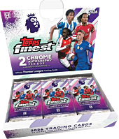 Premier League - 2025/2026 Topps Finest Soccer Trading Cards Hobby Box (Display of 6)