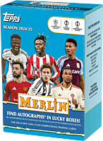 UEFA - 2024/25 Topps Merlin Premium Soccer Trading Cards Value Box (7 Packs)