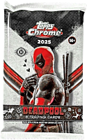 Deadpool - 2025 Topps Chrome Deadpool Trading Cards Hobby Pack (8 Cards)