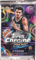 NBA Basketball - 2025/26 Topps Cosmic Chrome Basketball Trading Cards Hobby Pack (4 Cards)