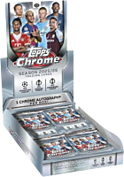 Soccer - 2025/26 Topps Chrome UEFA Club Competitions Soccer Trading Cards Hobby Box (Display of 20)