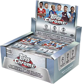 Soccer - 2025/26 Topps Chrome UEFA Club Competitions Soccer Trading Cards Hobby Jumbo Box (Display of 12)