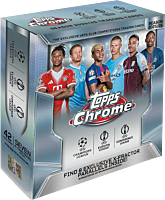 Soccer - 2025/26 Topps Chrome UEFA Club Competitions Soccer Trading Cards Hobby Mega Box (7 Packs)