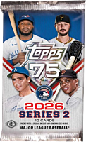 MLB Baseball - 2026 Topps Series 2 Baseball Trading Cards Hobby Pack (12 Cards)
