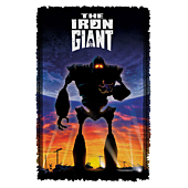 The Iron Giant - Poster Woven Tapestry Blanket / Picnic Rug
