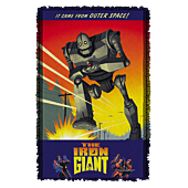 The Iron Giant - It Came From Space Woven Tapestry Blanket / Picnic Rug