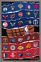 NBA Basketball - League Logos Poster (020)